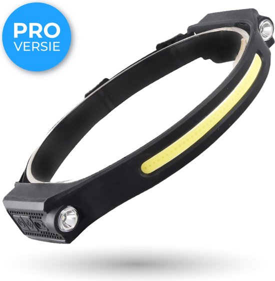 Nuvance - Lampe frontale Led rechargeable - Lampe frontale - rechargeable par usb - faisceau large 230° avec détecteur de mouvement - 350 lumens - réglable