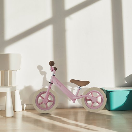LifeGoods Vélo d'équilibre - 2-5 ans - Garçons et filles - Vélo d'équilibre - Rose