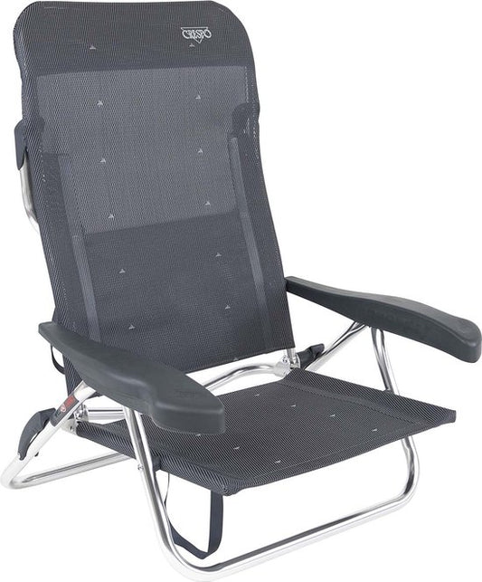 Crespo - Chaise de plage - AL/221 - Gris foncé