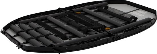 Bo-Camp - Industriel - Table - Northgate - Ovale - Modèle valise - 100x70 cm