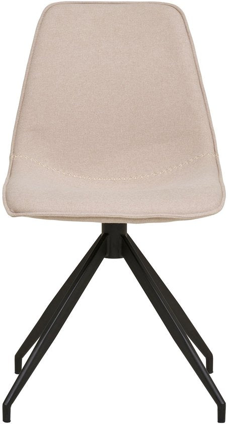 House Nordic Chaise à manger Monaco Swivel Bouclé Sand