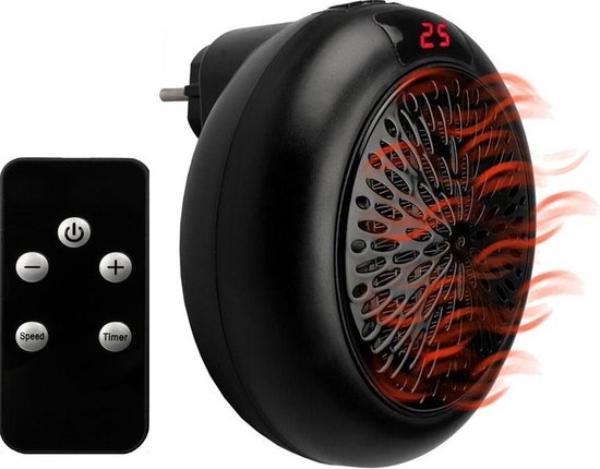 Mini chauffage électrique - avec télécommande