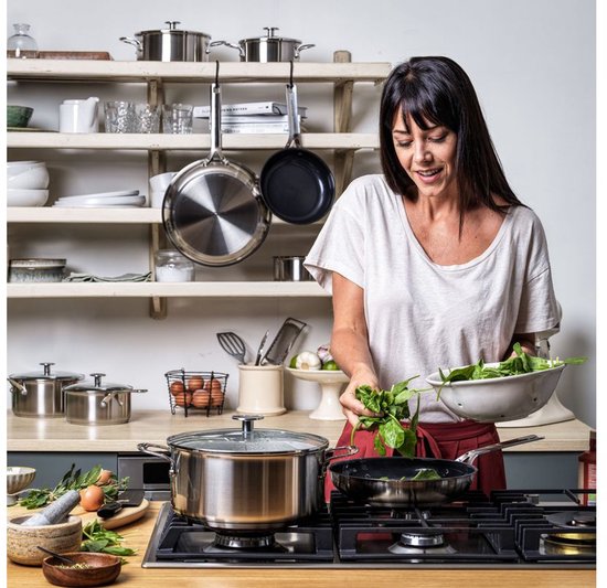 KitchenAid Stainless Steel Pan Set 7-piece | stainless steel / INOX - PFAS-free