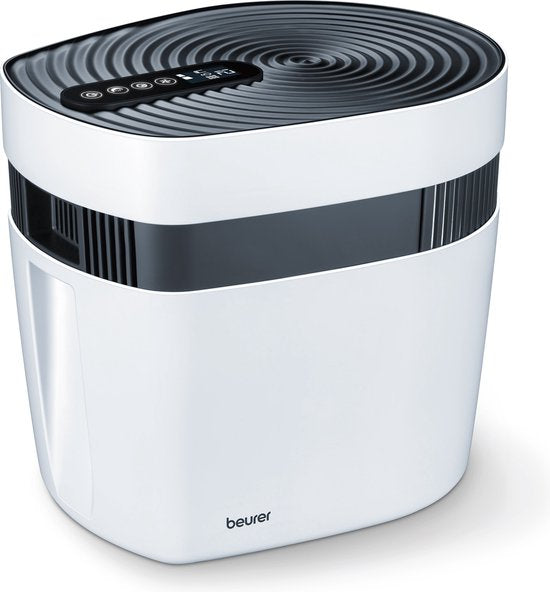 Beurer maremed® MK 500 Simulateur d'air marin - Humidificateur - Purificateur d'air - Jusqu'à 50 m2 - Réservoir de 6 litres - Minéralise - Désinfecte - Ionise - Mode nuit silencieux - Adaptateur secteur, filtres, sel marin spécial inclus.