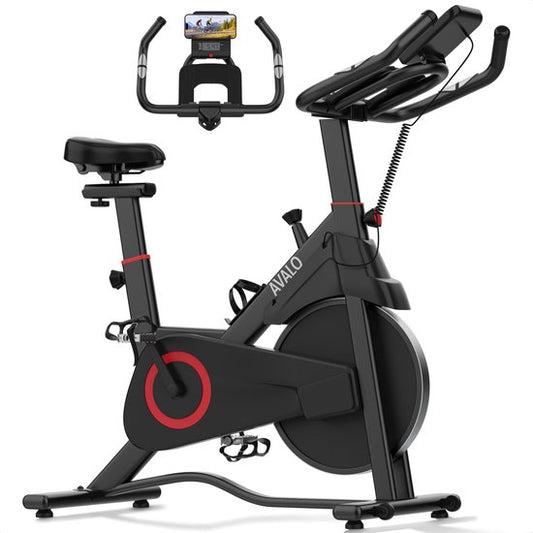 Avalo Indoor Cycle - Vélo d'exercice - Vélo de spinning - Système de résistance magnétique - Ordinateur d'entraînement et écran LCD