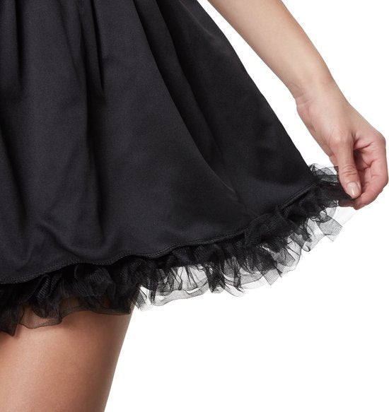 Dressforfun Sorcière noire Tarantella S - costume costume halloween dress up partywear carnaval costume partywear - 302422