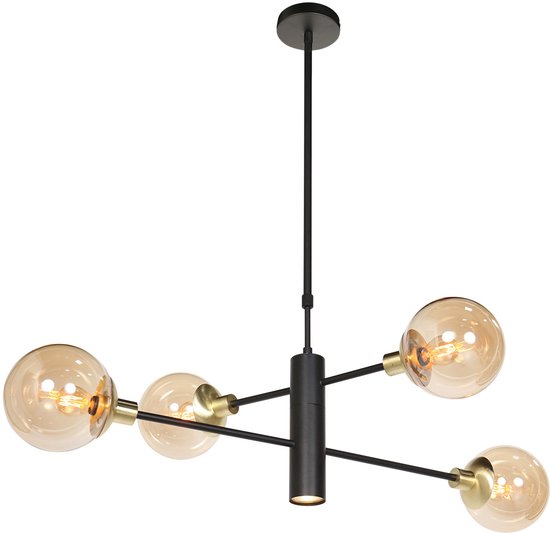 Steinhauer - lampe suspendue - Constellation - laiton - métal - Ø 90cm - E14 - 3805ME