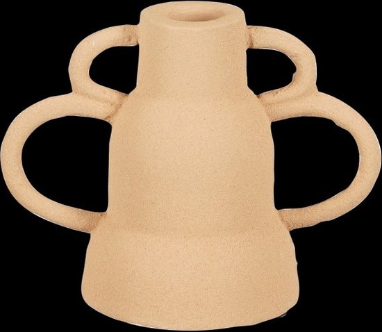 Mica Decorations Bougeoir Vario - L16 x L9 x H12 cm - Métal - Saumon