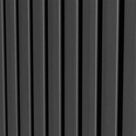 Juskys Panneaux muraux acoustiques - Lot de 4 - Gris foncé