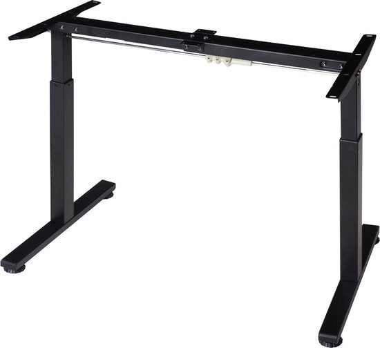 Bureau réglable électriquement - 120 x 60 cm - Noir