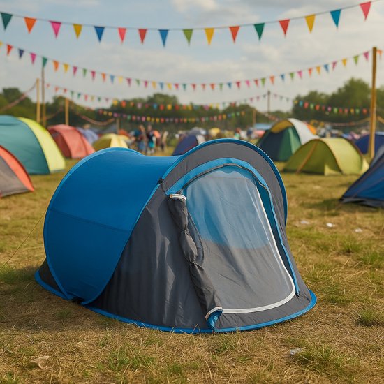 Camp Active Pop Up Tent - 2 personnes - légère - imperméable