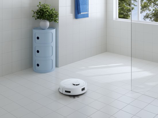 Ecovacs Deebot Mini Robot Aspirateur et Balai avec Petite Station Omni - Compact et Efficace