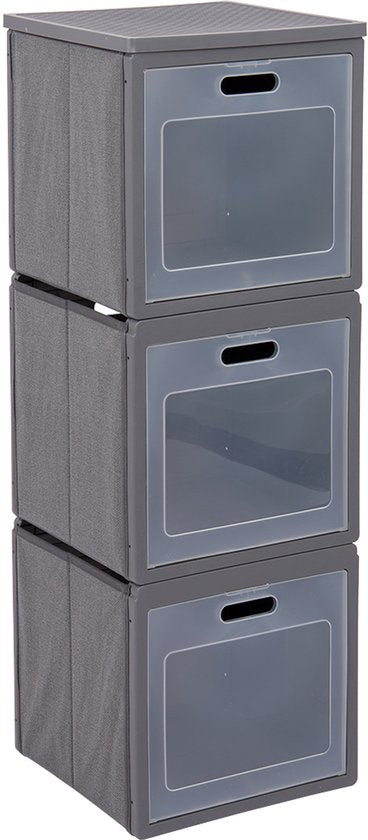 Bo-Camp - Armoire de rangement - Castor - Pliable