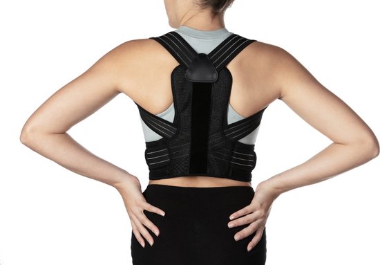 Mycare+ Backband - Taille M - Correcteur de posture - Contre le mal de dos - Lavable - Hommes et Femmes