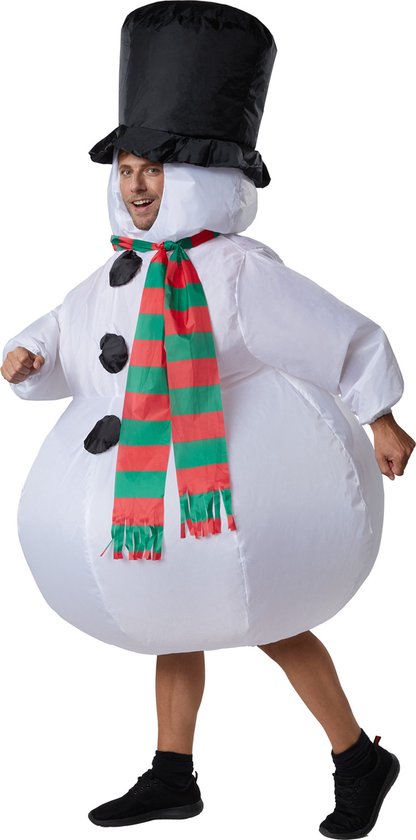 Dressforfun Costume gonflable bonhomme de neige - costume fantaisie halloween déguisements carnaval déguisements - 302359