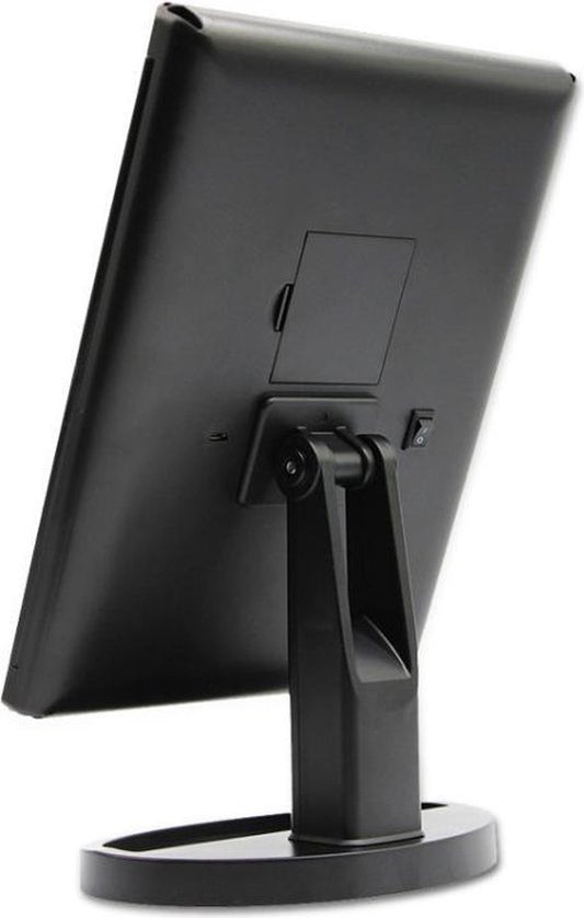 Miroir avec éclairage LED - Miroir de maquillage - Noir