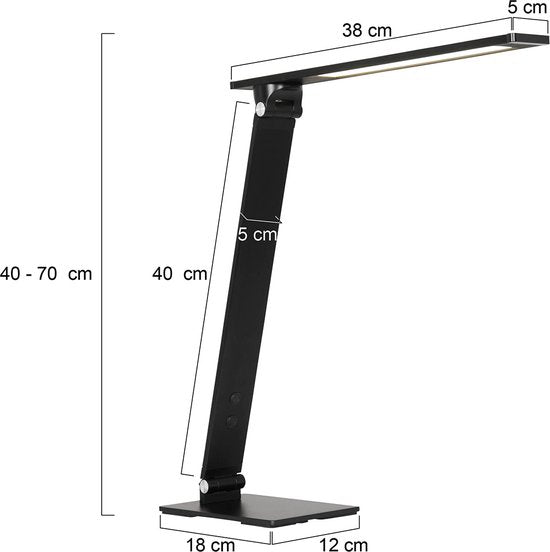 Lampe à poser Steinhauer Serenade LED - Noir