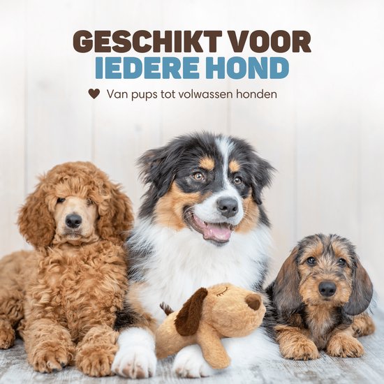 Vulpes Goods® Pets - Câlin de chien avec battements de cœur - Câlin de chiot - avec coussin chauffant