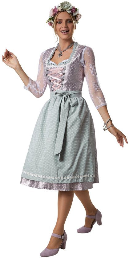 Dressforfun Midi-dirndl Oberammergau model 1 - XXL - Costume carnaval - Oktoberfest - Dress up - Party wear - Party - Party wear
