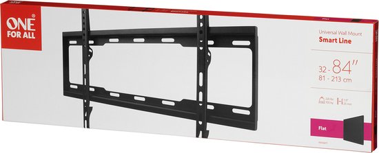 WM2611 Support mural universel plat - 32-90" - VESA 600 - noir
