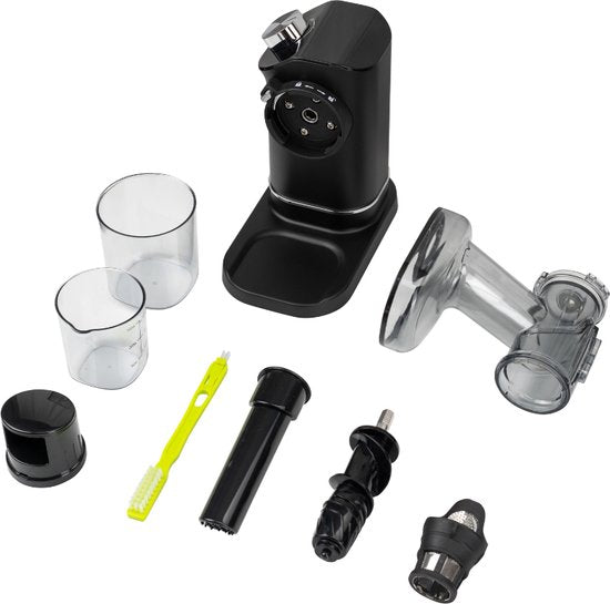 Presse-agrumes - Safecourt Kitchen Slowjuicer - Presse-légumes et fruits - 300ml - Noir