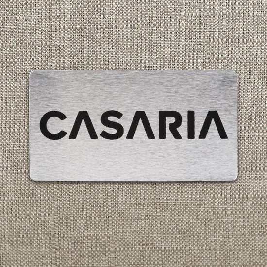Casaria Recliner London - Chaise longue chromée - Sand