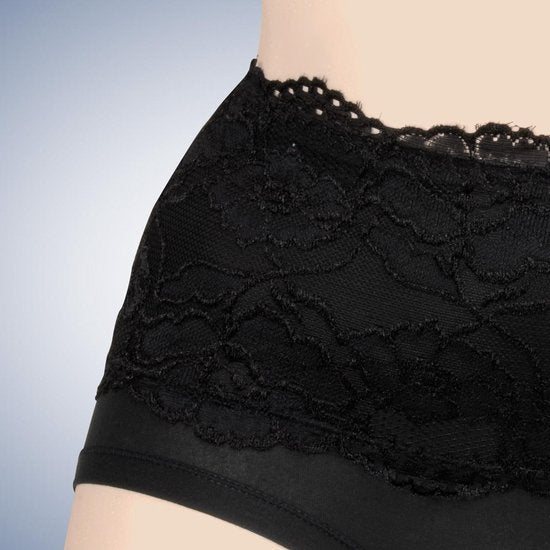 Slip correcteur de silhouette - sous-vêtements de maintien - slip femme set de 2 - noir l/xl