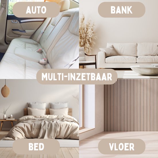 By Cee Cee Original Dog Rug Bench - Panier pour chien - Premium - Entièrement dézippable - Beige - 75x90 - Taille S