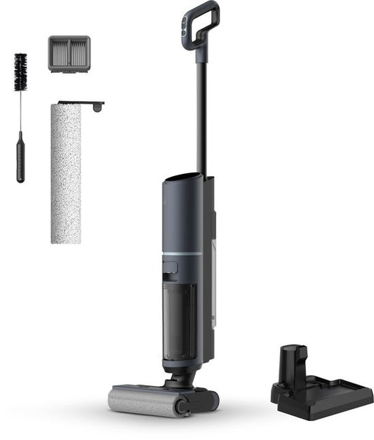 Samako Aqualis S1 - Aspirateur avec fonction serpillière - 2-1 Floor cleaner - Wet Dry Mop Vacuum cleaner - Self-cleaning and Drying - 35min battery life