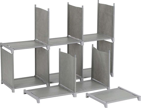 Bo-Camp - Armoire à compartiments - Multi-Usage - 6 compartiments