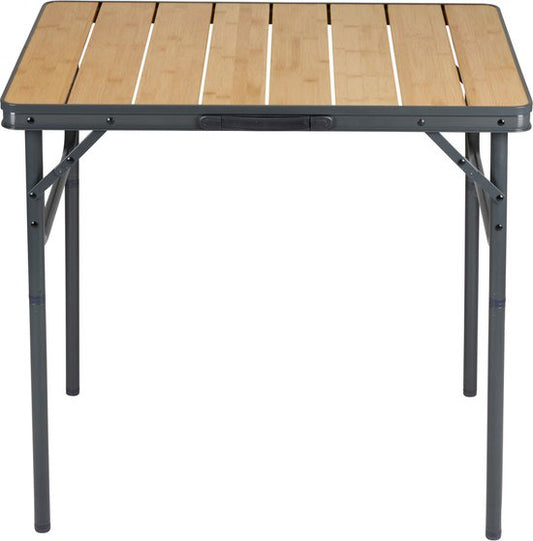 Table de camping Campe Active pliable - Table pliante - Table pliante - Table pliante - Hauteur réglable - 75 x 55 x 31 - 71 cm - Bambou et aluminium