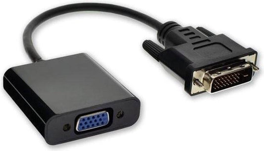 Adaptateur DVI vers VGA - Garpex® - Connecteur DVI-D vers VGA - Dual Link - 1080p Full HD - pour écran d'ordinateur/TV