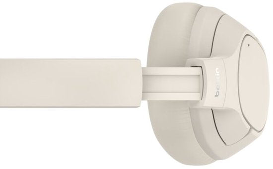 Belkin AUD008HQSA casque/écouteurs Casque sans fil Bandeau Appel/musique USB Type-C Bluetooth Sand