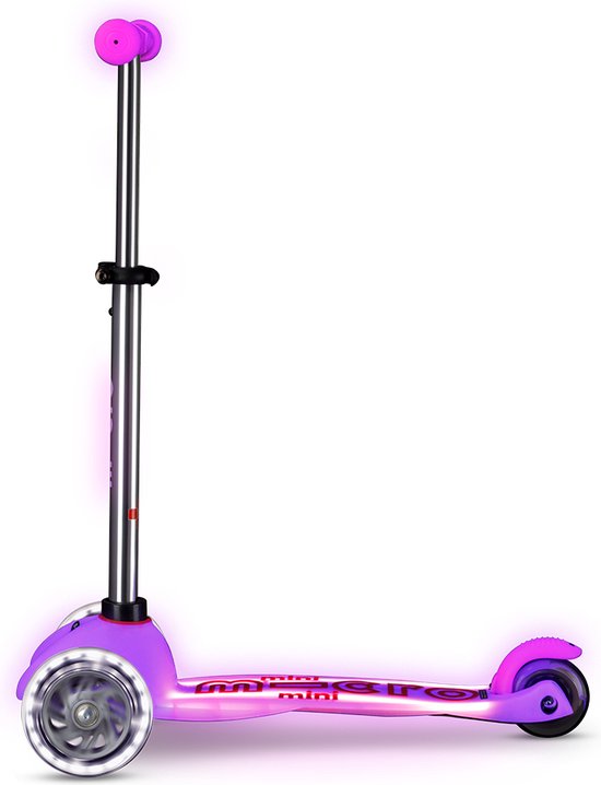 Micro Mini Deluxe LED Scooter - Scooter Glow Plus pour les enfants de 2 à 6 ans - max 50 kg