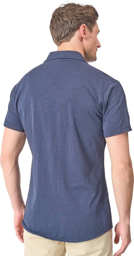 Mario Russo Chemise à manches courtes - Chemise hommes - Polo hommes - t shirt hommes - M - Navy