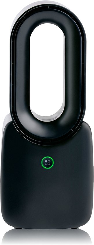 Ventilateur de table Lifetime Air - Ventilateur USB-C rechargeable - Ventilateur sur trépied avec veilleuse et télécommande - Ventilateur avec télécommande et 3 vitesses - Noir