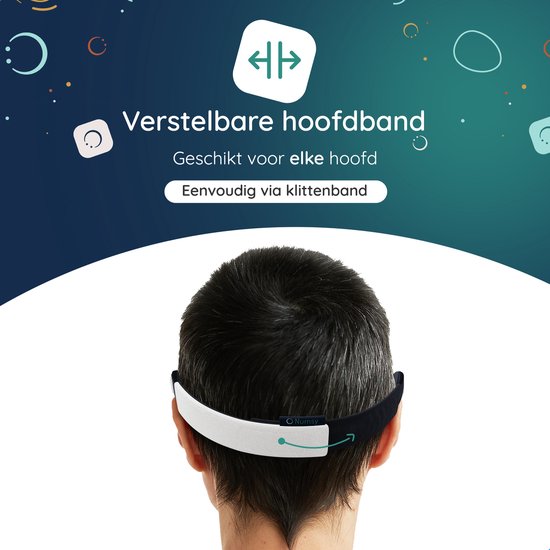 Numsy - Masque de sommeil pour femmes et hommes - Masque oculaire de sommeil avec mousse à mémoire de forme - 100% gradateur - Gris clair