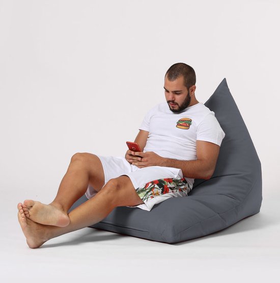 Asir - Coussin de jardin - Fumée - 145 x 35 x 90