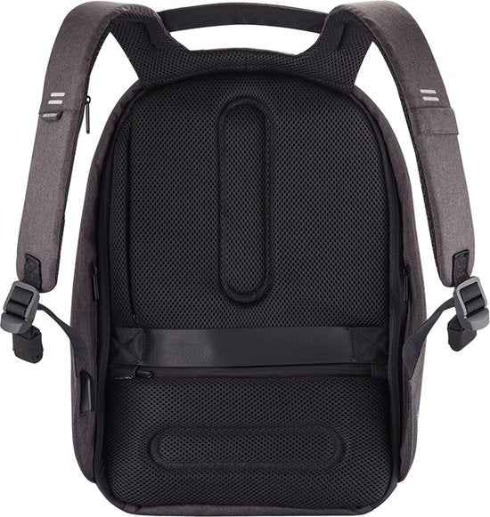 XD Design Bobby Hero XL - Sac à dos antivol pour ordinateur portable 21,5 litres - Noir - Résistant à l'eau - Avec port de charge USB - 17 pouces