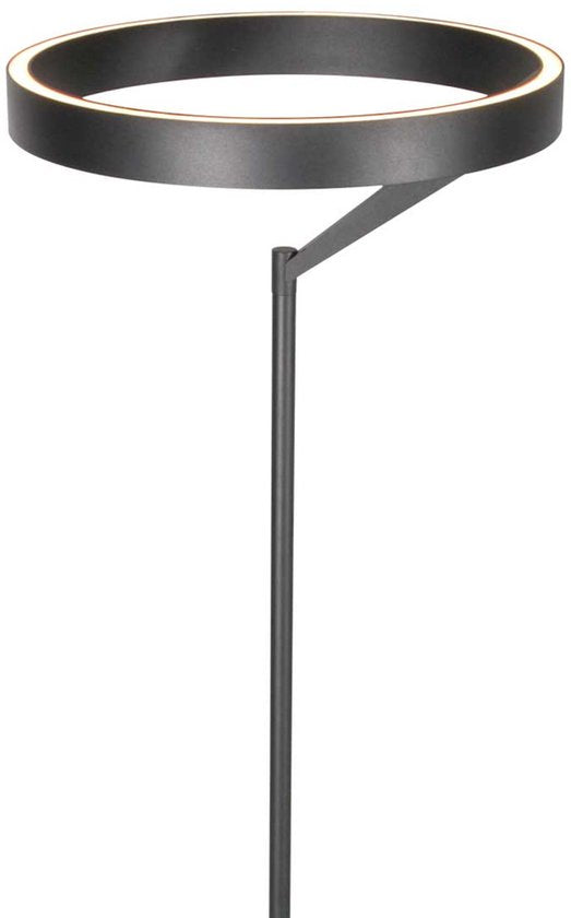 Steinhauer Exclusive - lampadaire - Mykty - noir - métal - Ø 40cm - LED - 4201ZW