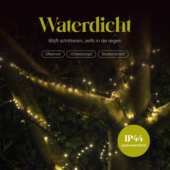 Giftmas Christmas Tree Lights - Lumières de Noël d'extérieur - 24M Cluster Lights - 1200 LEDs blanc chaud - Intérieur et extérieur - Lumières d'ambiance chaleureuse