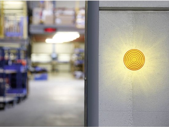 Velleman Feu clignotant à LED de couleur ambre, usage intérieur, 12 VDC, 15 LED blanches, IP20, ABS/acrylique