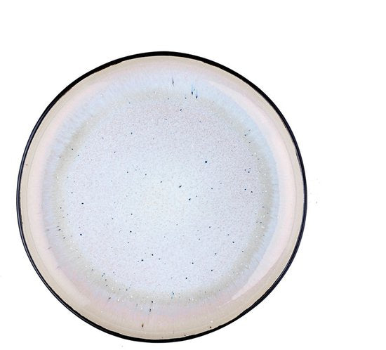 assiette IRIS Ø21,5cm - 6 pièces - Blanc ivoire