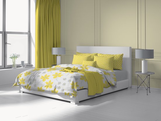 Vitality Pur - Housse de couette Cressida - 200x200/220 cm - 2 Taies d'oreiller 60x70 cm incluses - 100% coton