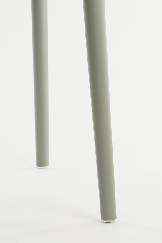 Mica Decorations Chaise de jardin Paloma - L53 x L53 x H78 cm - Polypropylène - Vert