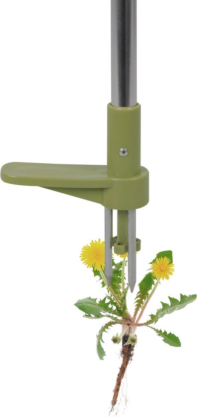 Kinzo Weed Picker - Outils de jardinage à long manche - Désherbeur à trois dents - Design ergonomique - 100 cm