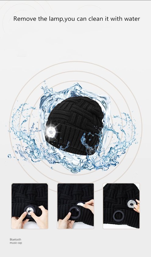 Garpex® Chapeau confortable avec éclairage LED - Chapeau LED Taille unique