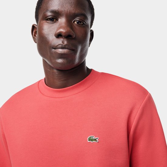 Pull Lacoste Rouge - Taille S - Hommes - Pulls