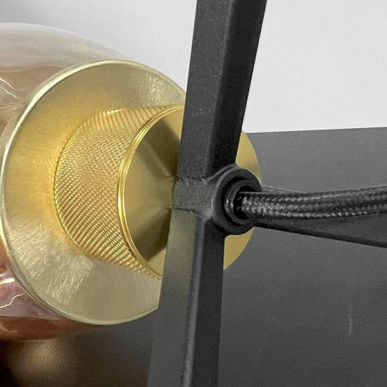 Lampe à poser Steinhauer Reflexion - ambre - métal - 15 cm - douille E27 - 2682ME