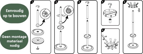 BRASQ Porte-manteau London CS300 - Noir - Acier - Porte-manteau vertical - 181 cm - Moderne